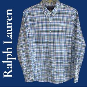 Ralph Lauren Men's XXL Plaid Shirt. Sharp color combo! Like new! EUC!